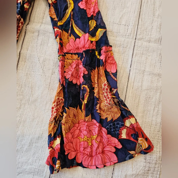 Jaase Women's Size XS Fall Floral Boho Flowy Hippie Top Rayon New w/ Tag - Picture 9 of 11